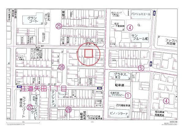 地図を拡大表示