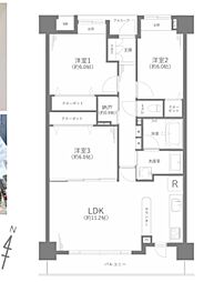 間取図画像 3LDK