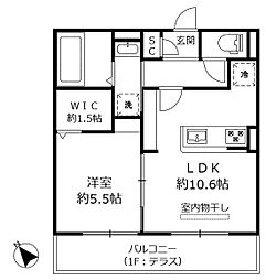 ステラ(STERA) 1LDKの間取図画像