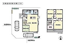 大和高田市曽大根　中古戸建 4SLDKの間取り