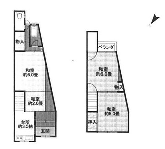 間取り 大阪市西淀川区佃3丁目