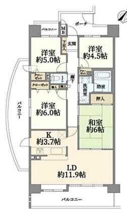 最上階角部屋　...