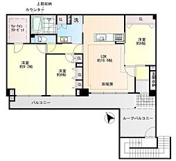 西宮マリナパークシティ海のまち1番館 3LDKの間取図画像
