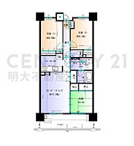 宮崎県宮崎市橘通東４丁目（賃貸マンション3LDK・15階・71.27㎡） その2