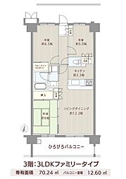間取図画像 3LDK