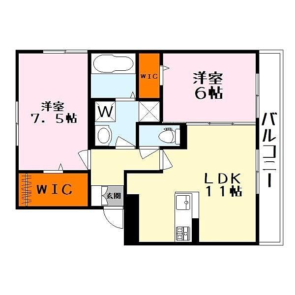 ユートピア ｜滋賀県大津市一里山１丁目(賃貸アパート2LDK・2階・60.70㎡)の写真 その2