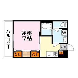 間取図画像 1K