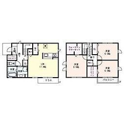 セジュールルピナス 3LDKの間取図画像