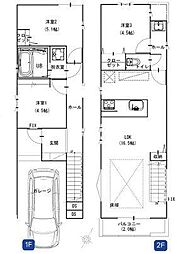 2号棟大和市新築戸建 ビルトイン車庫 床暖房