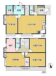 八王子市元八王子町3丁目　中古一戸建て 4SLDKの間取り