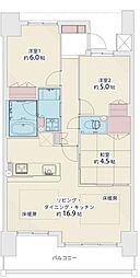 シャリエ日本橋高津 3LDKの間取図画像