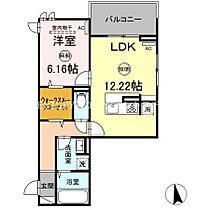 マリンパレスタイセイ 301 ｜ 宮崎県宮崎市橘通西１丁目3番7号（賃貸アパート1LDK・3階・47.89㎡） その2