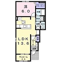 宮崎県宮崎市佐土原町下那珂1917番地1（賃貸アパート1LDK・1階・50.29㎡） その2