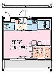 アリエッタ大塚 2階ワンルームの間取り