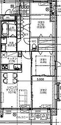 アーベイン永楽 3LDKの間取図画像