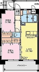 仮)潮見町SPマンション 2LDKの間取図画像