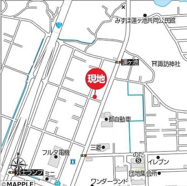 地図を拡大表示