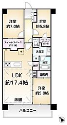 間取図画像 3LDK