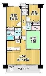 間取図画像 3LDK