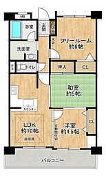 間取図画像 2SLDK