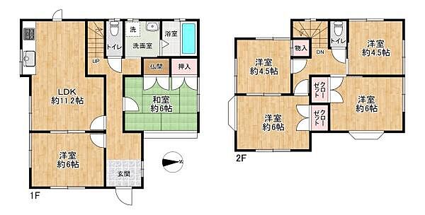 間取りを拡大表示