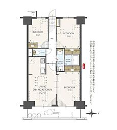 間取図画像 3LDK