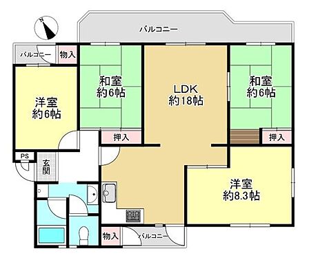 4LDK 間取り