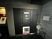 不在時に便利な宅配ボックス付き