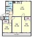 名谷6団地25号棟3階1,490万円