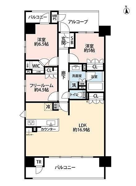 間取りを拡大表示
