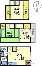 京都地下鉄東西線 椥辻駅 徒歩7分