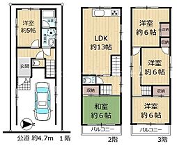 守口市寺方錦通三丁目中古戸建
