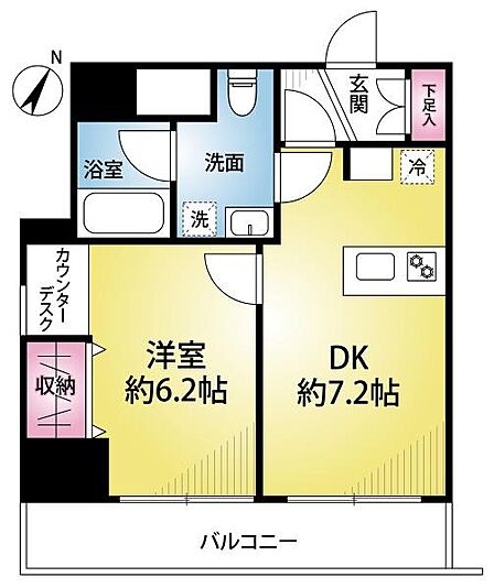 ★間取り図☆1DK★