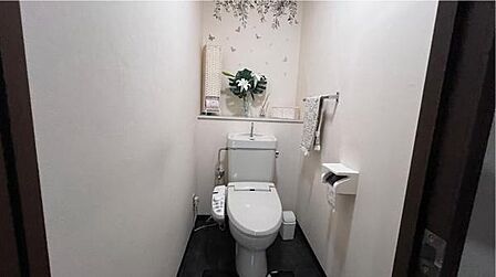 温水洗浄便座付きの高機能トイレです
