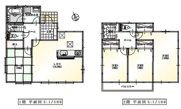 間取りを拡大表示