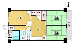 秀和めじろ台レジデンス 3LDKの間取図画像