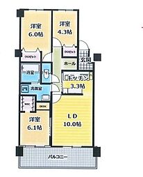 間取図画像 3LDK