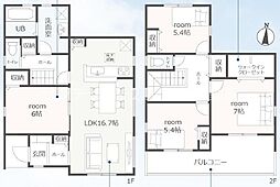 豊橋市高洲町第1期 新築戸建 全3棟 2号棟