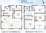 間取り：■2号棟■4ＬＤＫ＋W.I.C■土地面積／187．67平方メートル（56．77坪）建物面積／114．91平方メートル（34．76坪）
