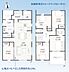 間取り：【3号棟】敷地面積60坪超えの5ＬＤＫ！ ●豊橋鉄道渥美線「芦原」駅まで徒歩13分 ●駐車並列3台可能
