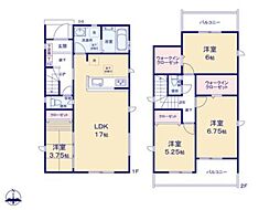 豊橋市東郷町　新築戸建（全3棟）2号棟　グラファーレ