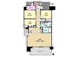 間取図画像 3LDK