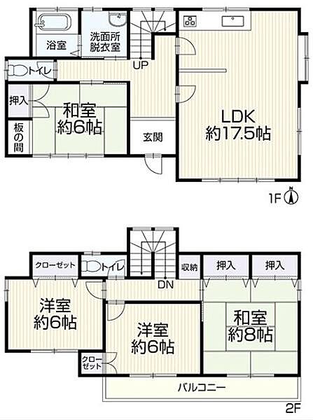 間取りを拡大表示
