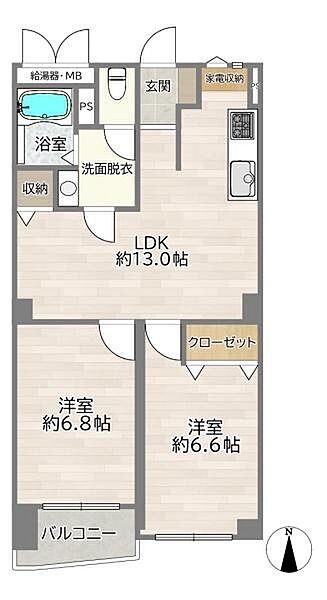 間取りを拡大表示