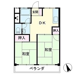 間取図画像 2DK