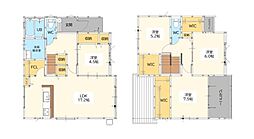 佐賀市北川副大字光法1期 2号地(佐賀駅)二階建