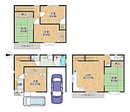 JR片町線(学研都市線) 徳庵駅 徒歩10分の一戸建て