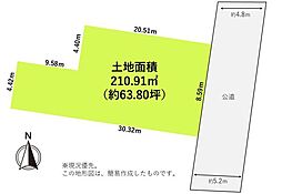 焼津市本町5丁目　住宅用地　約63坪