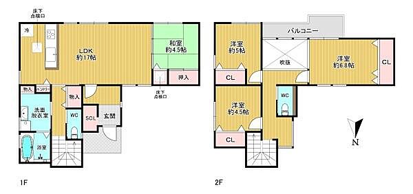 間取りを拡大表示