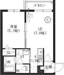 間取図画像 1LDK